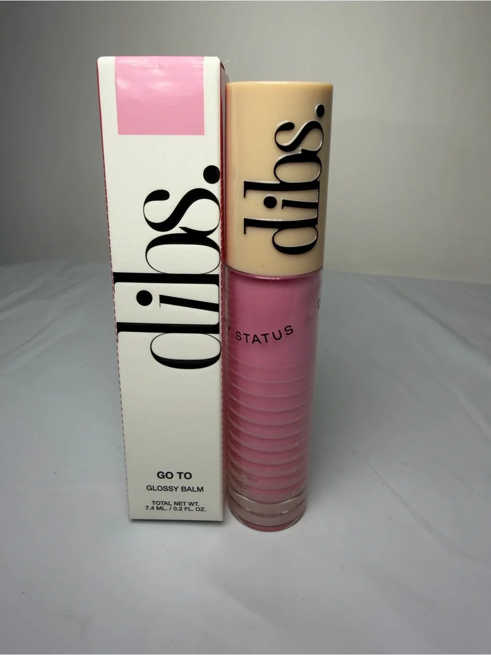 Dibs Go To Glossy Balm Lip Gloss - Italian Soda color